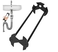Generico Llave multifunción de lavabo, llave de vaso | Herramienta de aleación resistente | Heavy Duty Tools Remover Wrenchs | Sink Removal Wrenchs | Multifunctional Alloy For Home Kitchen Plumbing