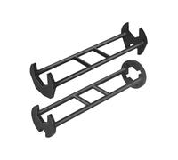 Generico Llave para fregadero y grifo | 2 piezas de acero resistente - Llave portátil para grifo y lavabo - para instalaciones hidráulicas en baño, cocina y WC en espacios reducidos