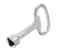 Generico Llave Triangle Wrench - Llave Triangle Socket | Elevator Maintenance Key | Torque Wrench Triangle Key | Water Valve Key Spanner Wrench | Hand Tools Utility Key & Alloy Multi Purpose Tool