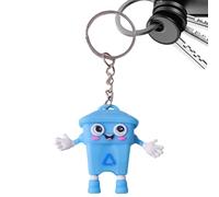 Genérico Llavero Adorable | Colgante De Cubo De Basura Animado | Llavero Divertido de Papelera Pequeña | Para Bolso Cartera Maleta Espejo Retrovisor Viaje Casa Diario Cumpleaños