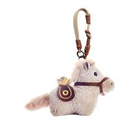 Genérico Llavero Caballo De Peluche - Mini Colgante Lindo 12 Cm | Accesorio Suave Con Cordón Para Llaves Bolsos Cinturones Regalo Cumpleaños Navidad Año Nuevo Niños Adultos