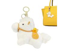 Generico Llavero Caballo | Peluche Rojo Para El Año Nuevo Chino | Llavero Caballo Suave de Peluche para Niños,Adultos Amantes Amigos Chicas Chicas Mujeres Hombres, 1, riferimento alla descrizione