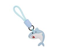 Genérico Llavero Colgante Delfín Tiburón | Llaveros Animales Colgantes,Decorativo De Cuero Para Monederos Mochilas Bolsas Hogar Y Llaveros De Adultos Y Niños