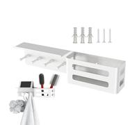 Generico Llavero con 4 ganchos y estante organizador | Gancho para llaves con soporte decorativo de pared para correos y letras. Decoración del hogar, salón