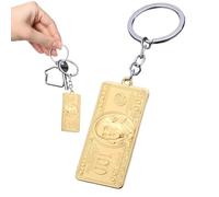 Generico Llavero con billete de 100 dólares, llavero con billete de cien dólares, colgante para mochila |, llavero dólar, llavero mochila, colgante bolso, colgante llave para mujer, Un,