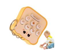 Genérico Llavero con Charm | Juego De Topos Anti Estrés Pop,Accesorios de Bolso Portátiles que Brillan en la Oscuridad Regalo Unisex para Cumpleaños Hogar