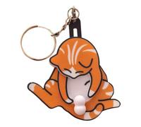 Genérico Llavero con forma de gato que se mueve y divertidos recuerdos de | llavero para amantes de los gatos para niños, bolsos, mochilas, monederos, viajes, transporte diario