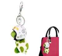 Generico Llavero con forma de tortuga - Cute Bag Pendant | Animal Keychain Key Holder | Charming Turtle Key Ring with Handbag Pendant Design for Backpack, Women, Girls, Purse and Keys Charm,