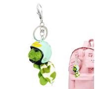 Generico Llavero con forma de tortuga - Cute Bag Pendant | Animal Keychain Key Holder | Charming Turtle Key Ring with Handbag Pendant Design for Backpack, Women, Girls, Purse and Keys Charm, verde