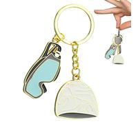 Generico Llavero con mochila de natación, llavero de tema de natación - Llavero con gafas de natación - Gafas de sombrero colgante de tema deportivo Souvenir de la competición subacuática