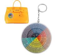 Genérico Llavero Con Rueda De Sentimientos, Llavero Con Gráfico De Emociones De Doble Cara, Creativo Y Divertido Para La Salud Mental | Para El Manejo Del Estrés, Accesorio Con Dije Para Coche, Re
