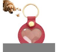 Genérico Llavero de Almacenamiento de Cabello para Mascotas, Cadena de Llave de colección Conmemorativa Transparente, Recuerdo de Cabello de Mascotas para Bolsas de Carpas de Patada con Llave de