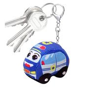 Genérico Llavero De Animal De Peluche | Camion de Bomberos de Peluche Juguete Educativo,para Bolso De Aprendizaje para Habitación Hogar Mochila Cuna Niños Niñas Preescolar Cumpleaños