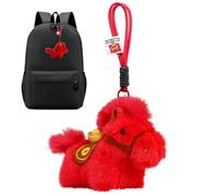 Generico Llavero de caballo | Adornos y pequeños para animales de peluche | Llavero suave de caballo para niños y adultos | Para familia, amigos, chicos, chicas, mujeres