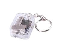 Genérico Llavero de Caja Música Cuerda Hecho a Mano Regalo Cumpleaños Portátil con Temática Deportiva para