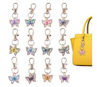 Genérico Llavero De Degradada - Dije De Mochila íris De Resina De 1,97 Pulgadas | Juego De Llaveros De 12 Piezas, Colgante Para Bolso Para Niñas Y Adolescentes, Para Bolso De Coche, Regalo