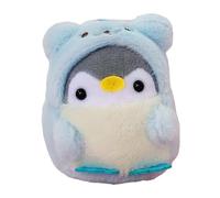 Genérico Llavero De Felpa Pingüino, Colgante Llave Felpa, Muñeco Pingüino Relleno, Relleno Suave Y Elástico para Llaves Coche, Bolsos, Teléfonos Móviles Mochilas
