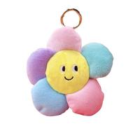 Genérico Llavero de Flores de Felpa | Colgante De Mochila para Niñas,Llavero De Flores De Felpa, Colgante De para Llaves De Coche, Mochila De Peluche Suave para Niña, Linda Y Llamativa