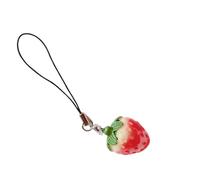Generico Llavero de fresa - Elegante y portátil, accesorio ligero y bonito | Llavero decorativo de frutas, adorno de tomate y fresa para llaves, cartera y bolsos, riferimento alla descrizione