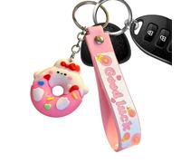 Genérico Llavero De - Lindos Llaveros De De Simulación | Adorable Doughņut Para Bolso Colgante, Divertida Decoración De Mochila Adorable Doughńut Accesorios De Diseño, Colores Surtidos Amar