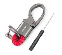 Genérico Llavero de Motocicleta de Metal Desmontable de Cuero Tejido a Mano, Accesorio Compatible con Xmax 300 Xmax 400 Xmax 250 Xmax 125 2021 2022