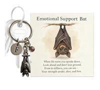 Genérico Llavero de Murciélago,Decoración y Espeluznante para Llavero - Colgante de Halloween para Bolso,Destinado A Niños Adultos Rellenos Para Medias Premios Para El Aula Mochila Mujeres Hombres