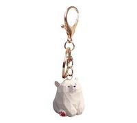Genérico Llavero de oso de madera, figura tallada en miniatura, de animal con diseño decorativo, de llave con material resistente, accesorios de regalo, llavero de madera para, llaves, u