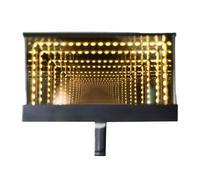 Generico Llavero de pared - Percha para espejo con ilusión de luz 3D - Gancho para llavero | Para garaje, entrada, casa, taller, zona de aparcamiento, lado de la puerta