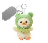 Genérico Llavero de pato de peluche, llavero creativo del animal relleno del pato para el bolso, el bolso, la mochila de los niños