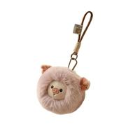 Generico Llavero de peluche - Colgante suave decorativo de animal de peluche para llavero - para mujer, estudiantes, niñas, compañeras, escuela, viaje pendular, mochila
