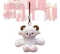 Genérico Llavero De Peluche,Patas Interactivas Y Móviles | Figura De Peluche Animal Llavero Colgante - para Niños Y Niñas Adolescentes Novia Y Mamá Mochila Bolso Tote Escolar