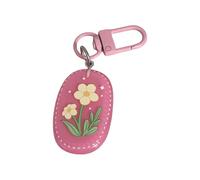 Genérico Llavero de resina con flores de colores, dije para bolso de, artesanía resistente, regalo unisex para mejores amigos, socios, ocasiones especiales, dije para bolso de