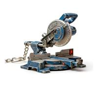 Genérico Llavero De Sierra Inglete,Colgante Industrial Pequeño De Acrílico 2D | Llavero Portátil para Mochila que Incluye Función de Corte | Para Carpintero, Cartera, Mochila Escolar, Bolso Mano,
