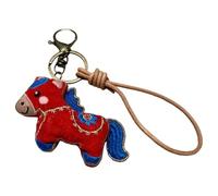 Genérico Llavero del año del caballo: bonito colgante zodíaco chino, llavero con colgante de de buena suerte, regalo navideño Festival de Primavera | Regalo de cumpleaños Mujeres Hombres Niñas Es