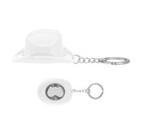 Genérico Llavero - Diseño Retro para Llavero, Abrebotellas Con Forma De Sombrero De - Para Bolsos, Mochilas, Llaves De Coche, Fiestas De Cumpleaños, Bares, Amantes De La Cerveza, Hombres Y Mujeres