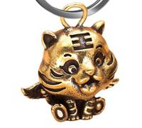 Genérico Llavero Divertido | De Tigre Adorable De Suerte - Colgante de Animal para Bolso | Para Bolso Cartera Mochila Tote Mujer Hombre Regalo Cumpleaños Año Nuevo Fiesta