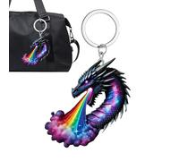 Genérico Llavero Dragon Breath - de criatura artística, colgante de fantasía, accesorio de bolso novedoso | genial para la escuela, viajes, citas, compañeros de clase, familia, amigos, salidas d