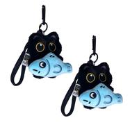Generico Llavero Gato Peluche | Charm Ornamento de dibujos animados 3D con colgante | Llavero para mochila - Accesorio para bolso mochila mujer niña niña