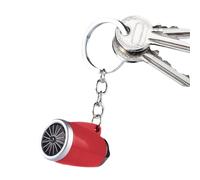 Genérico Llavero Motor Avión - Diseño Turbofán Giratorio | Metálico Turbina Manual | Pilotos Entusiastas Aviación Hombre Mujer, Colgante Regalo Llaves Mochila Espejo Coche