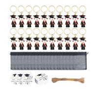 Generico Llavero para diploma y graduación, 20 piezas llavero para diploma estudiantes mayores con colgante | Colgantes originales para estudiantes, niños y compañeros de clase