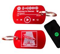 Genérico Llavero Personalizado con Canción Spotify - Regalos Originales, Regalos Personalizados, Llavero Personalizado para Hombre, Regalo Novio, Novia