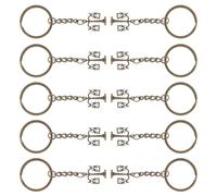 Genérico Llaveros de Abogado 10 Piezas Llavero Colgante de Metal Color Bronce Antiguo Accesorios para Bolsos Balanza de Justicia Adecuado para Profesionales y Estudiantes de Derecho