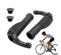 Genérico Lock on Bike Grips - Mountain Bike Lockout Grip | No deslizable Rubber Bikes Handlebar Grips | Ergonómico Comfortable Cycling Accessories Handle Clamp for Family Friends Teen Riders