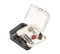 Genérico Lockable Medicine Storage Box, tragbare sichere Box mit Sperre, Organisator tragbares Passwort sperren große Kapazitäts -Tool für Dokumentdatei Ordner Sammlung Elektriker Arbeit Küchenbüro