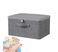 Genérico Lockable Storage Bin, Space Organizer Box, 17.72x13.78in Stackable Protective Lockout with Lid, Utility Container, Keeps Items Secure and Tidy Ideal for Home Use or Office