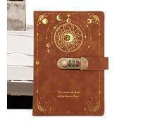 Genérico Locking Diary - 21,2 x 14,7 cm A5 Note Taking Notebook, Lockable Privacy Notebook For Adults Teenagers Writers Travel Students Birthday Holiday Home Office Apartment Freelancers