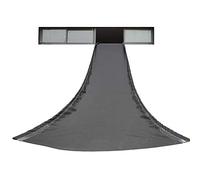 Genérico Lona Impermeable de Alta Resistencia, tobogán de Lona de 2 x 6 m con Ojales, toboganes Resistentes a la abrasión para manipulación de Carga, Descarga de almacén y protección de techos (negr