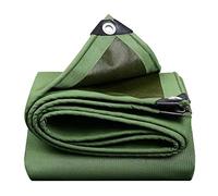 Genérico Lona Verde Impermeable de 600 g/m² para toldo de Alta Resistencia, Lona de 0,75 mm de Grosor con Ojales, Soporte para Suelo Personalizado (tamaño: 2 x 2,5 m).