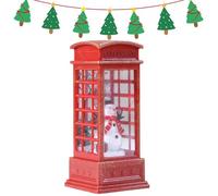Genérico Londres Teléfonos de Londres - 2.01x2.01x4.72 Pulgadas Lámpara Night-Boot | Salón de estar Balcón Jardín Jardín Festival con Batería