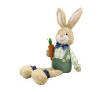 Genérico Long Leg Spring Decor,Cute Animal Figurines Bunny Decor,for Home Bedroom Dining Table Desk Shelf Dorm Office Farmhouse Holiday
